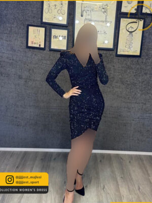 لباس مجلسی پوشیده کوتاه ( سایز بزرگ )